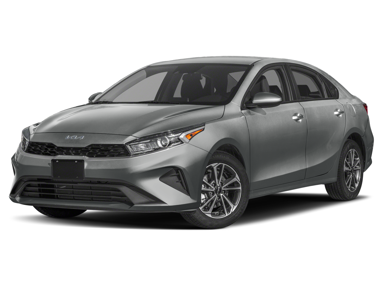 2024 Kia Forte LXS in Aurora Black Pearl — front three-quarter view