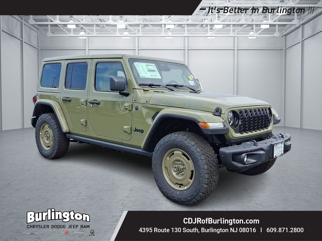 2026 Jeep Wrangler WRANGLER 4-DOOR WILLYS '41 in 41 Exterior Paint — front three-quarter view
