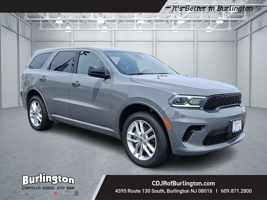 2023 Dodge Durango GT Launch Edition AWD in Destroyer Gray Clearcoat — front three-quarter view