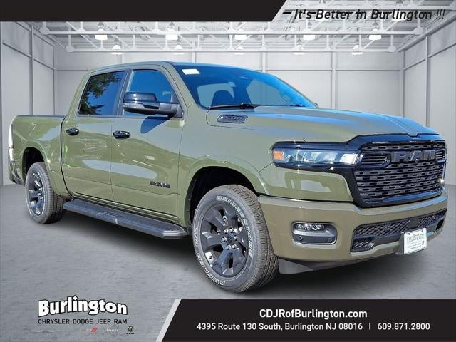 2026 RAM Ram 1500 RAM 1500 BIG HORN CREW CAB 4X4 5'7' BOX in Tank Exterior Paint — front three-quarter view