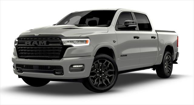 2026 RAM Ram 1500 RAM 1500 LIMITED CREW CAB 4X4 5'7' BOX in Silver Zynith Exterior Paint — front three-quarter view