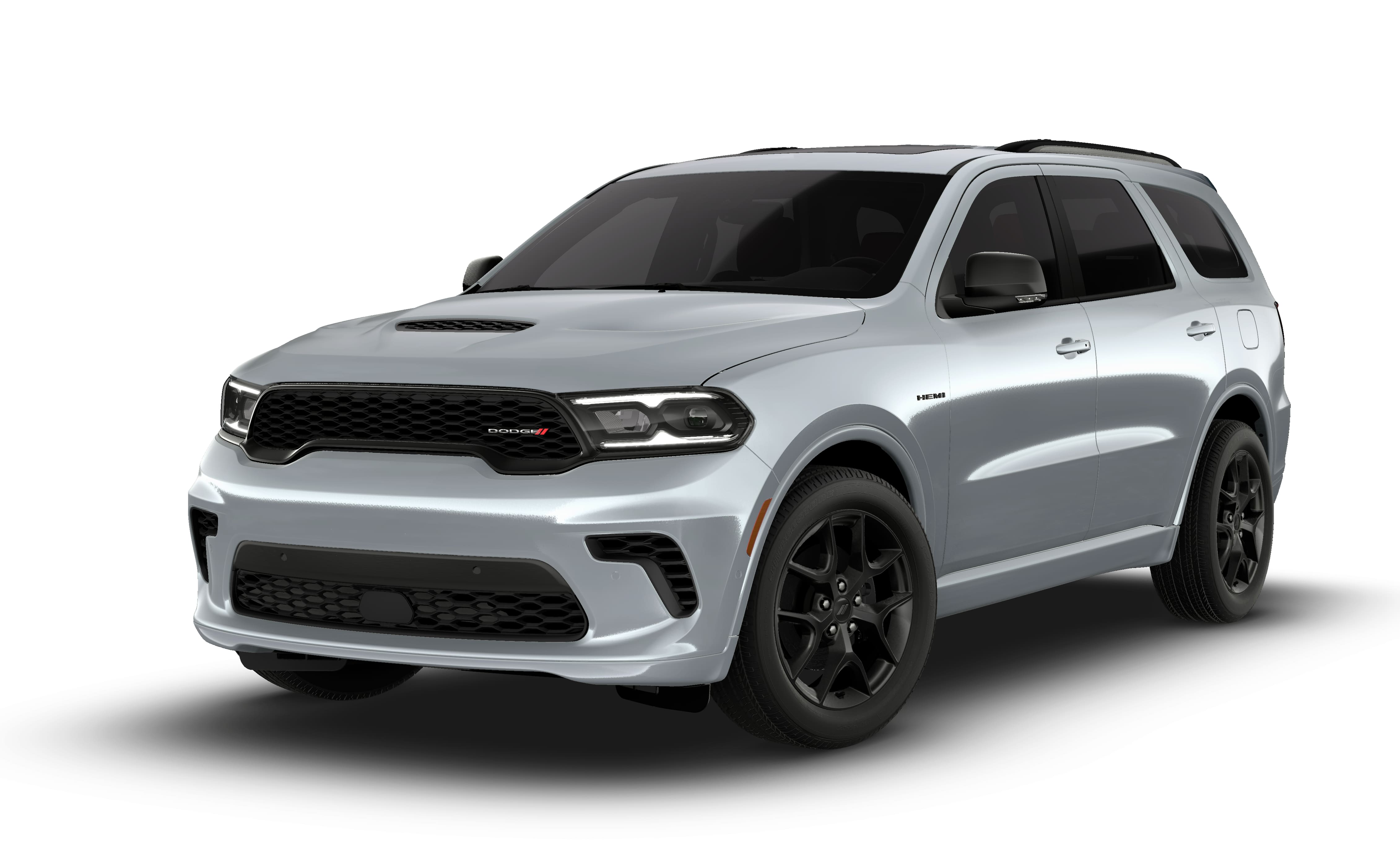 2026 Dodge Durango DURANGO GT PLUS AWD HEMI V8 in Triple Nickel Exterior Paint — front three-quarter view